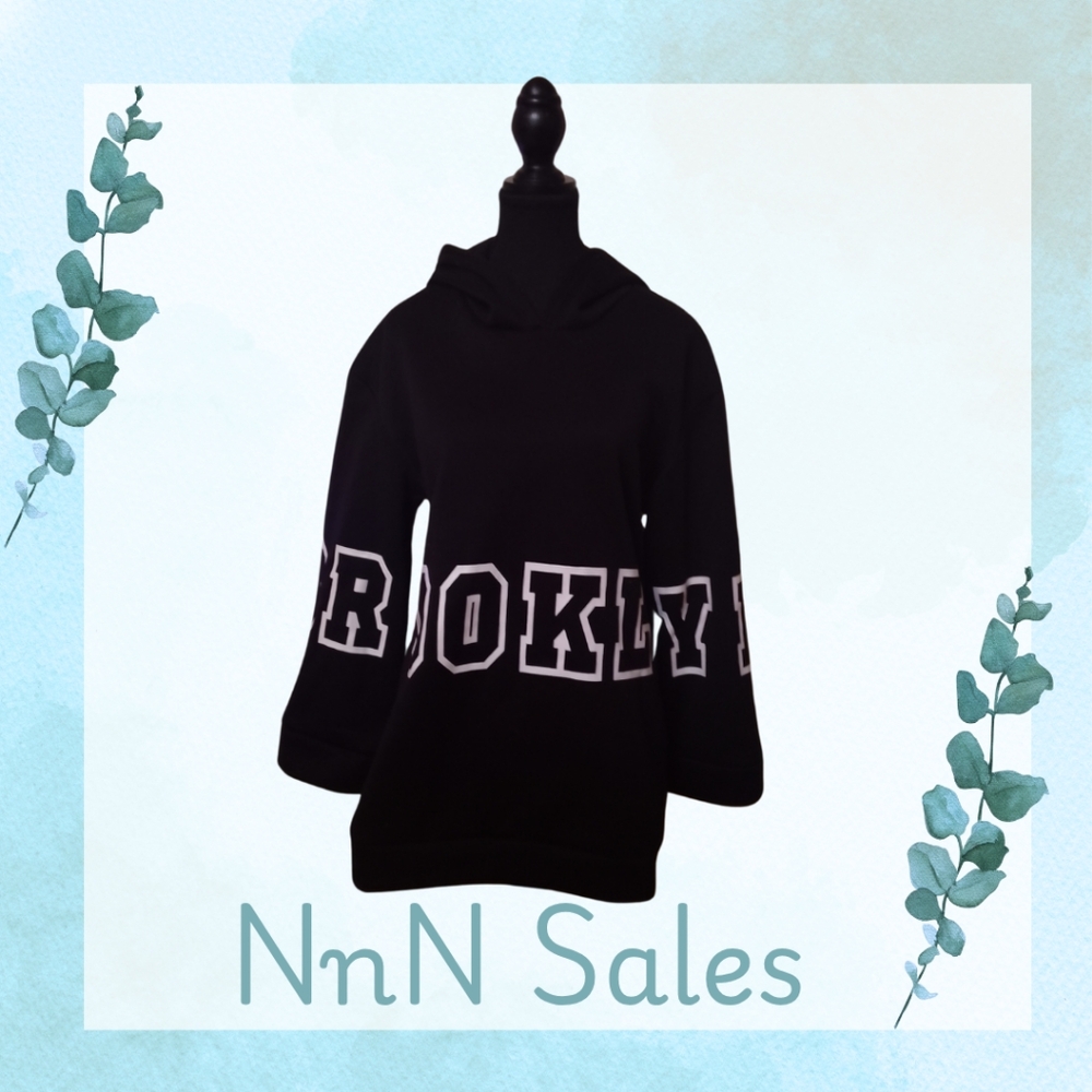 Black Hoodie with Brooklyn Print